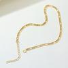 Figaro Chain Necklace Stainless Steel Link Gold Color Choker Necklace Layered Women Girls 14"  18" 20" 24"