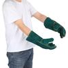 2 pcs Thickened Layer Pet Protective Gloves Long Sleeve Scratch Tough Mitts  Wild Animal Contact