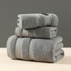 Stripe Towel Set Face Towel Large Thick Bath Spa Sports Towel Home 100% Cotton Bathroom For Adults Kids Hotel Serviette De Bain