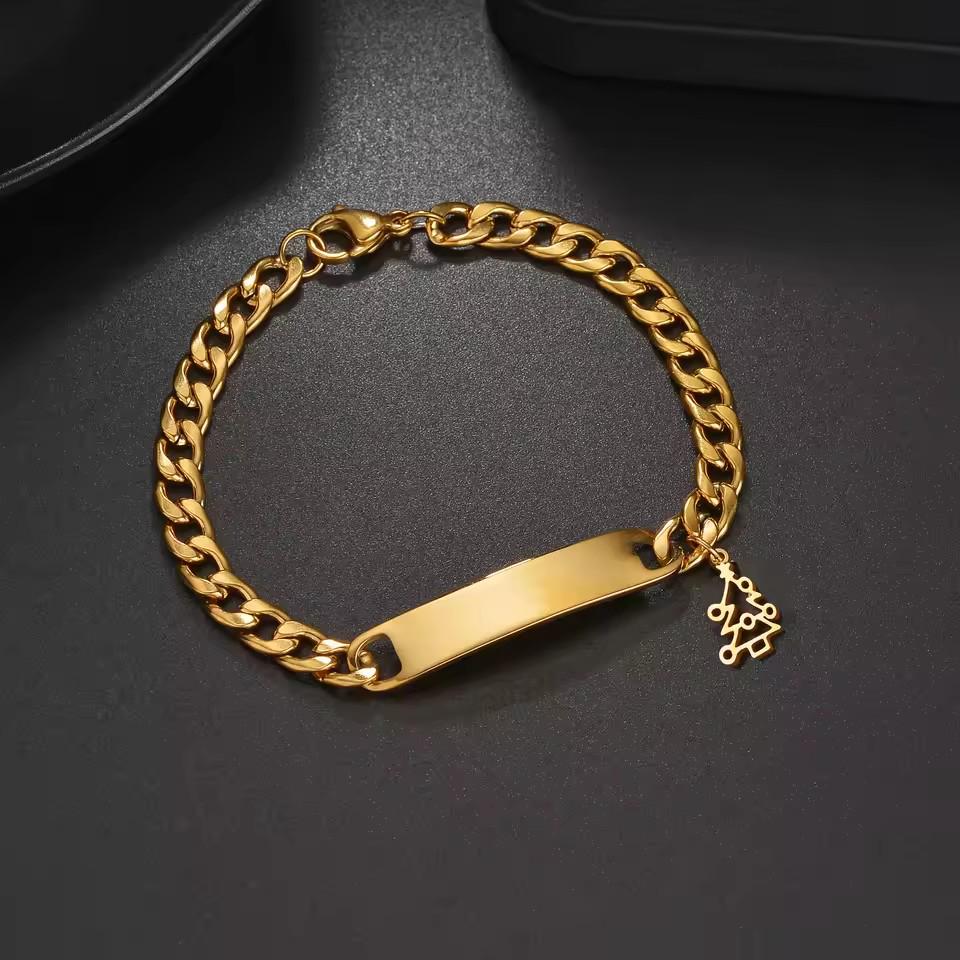 Edelstahl Schneemann Schneeball Armband - Europäischer & Amerikanischer Stil Weihnachtsgeschenk