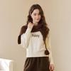 Betu Women's Floral Embroidered Crewneck Knit Sweater