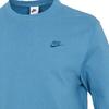 Nike Sportswear Logo Pullover Crewneck Sweatshirt Men Tops Blue DA0022-469