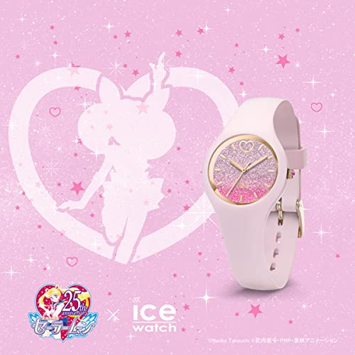 Sailor Moon x ICE-WATCH Watch, Extra Small, 28mm, with Silicone and Rubber Strap, 020048, Women's, Authentic, Sailor Moon Chibi Moon