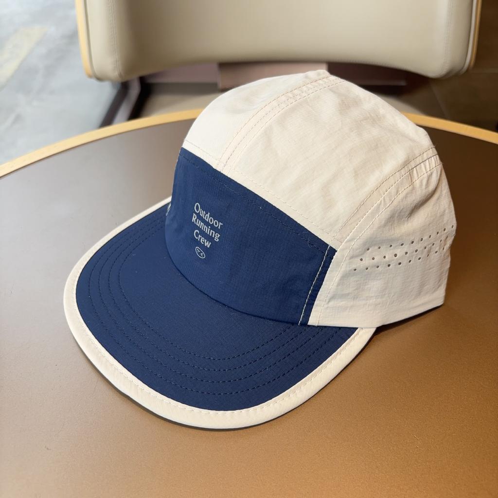 2026 New 5 Panel Running Cap Men Women Lightweight Quick Dry Nylon Hat Outdoor Sports Breathable Flat Brim Baseball Cap