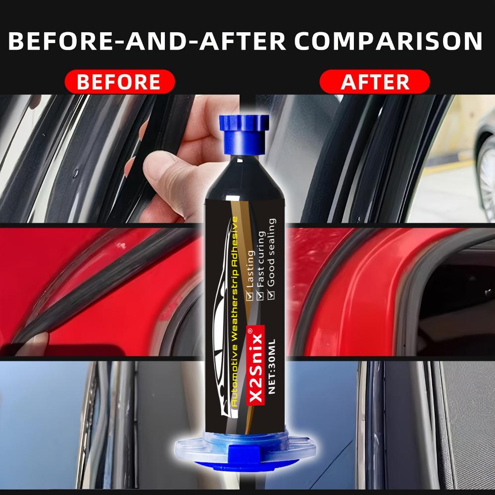 Black Automotive Sealant Windshield Door Seal Glue Efficient Window Sealant Adhesive Waterproof Repair Sealer Silicone Rubber