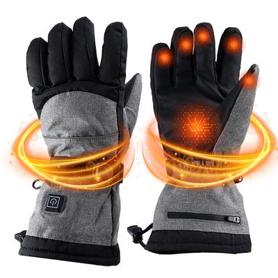 Electric Heated Gloves Electric Heating Mittens Windproof Touch Screen Hand Warmers Smart Heating Gloves for Outdoor Activities