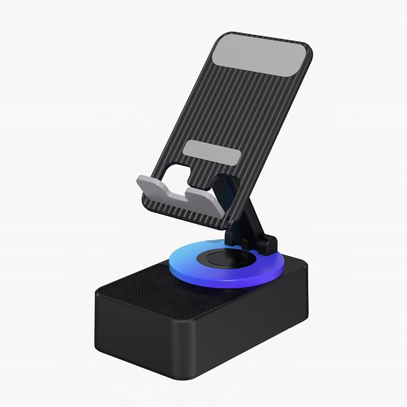 Universal Wireless Speaker Phone Holder For Iphone For Samsung Huawei Xiaomi Foldable Tablet Stand Bracket For Video Tv Movie