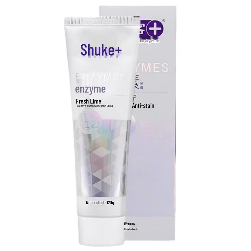 

Shuke Enzyme Whitening Toothpaste - Fresh Lime, 120g