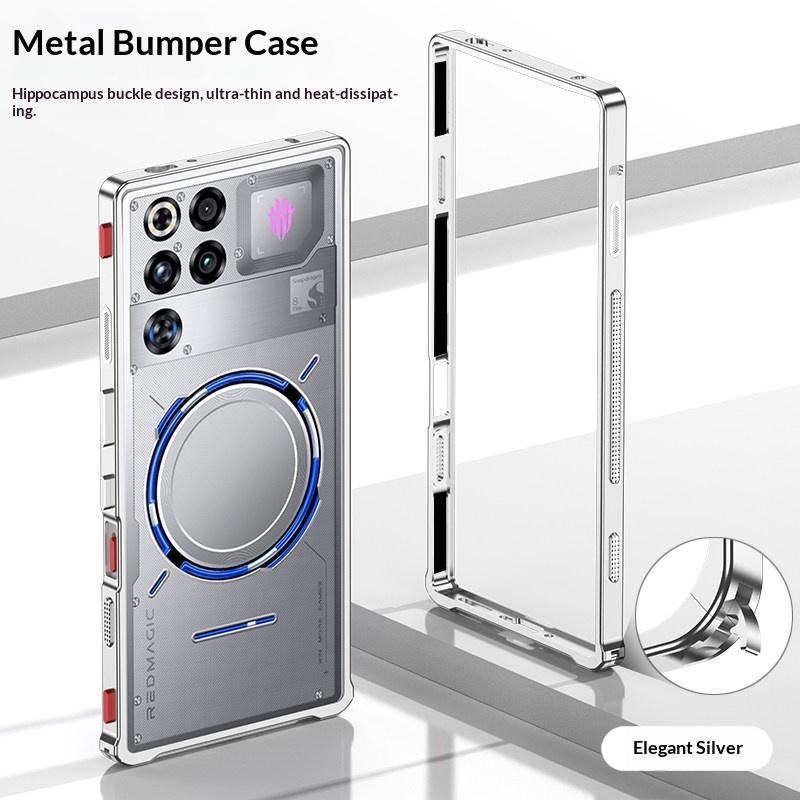Hülle Für ZTE RedMagic 11 11S Pro Plus Pro + neuer Metallrahmen Wärmeableitung Nackte Maschine Gefühl Abdeckung Stoßfester Stoßfänger Funda