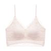 Lace Beauty Back Inside and Outside, Sling Invisible and Thin V-neck Bottom, No-wear Bra, Light and Breathable Skin-friendly Vest