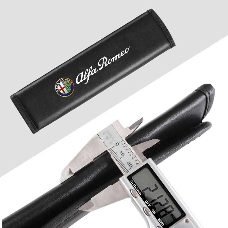 Für Alfa Romeo Auto Leder Kopfstützenkissen Sicherheitsgurt Schulterpolster für Alfa Romeo 4C 159 Spider Giulia Giulietta 8C Auto InterCC5