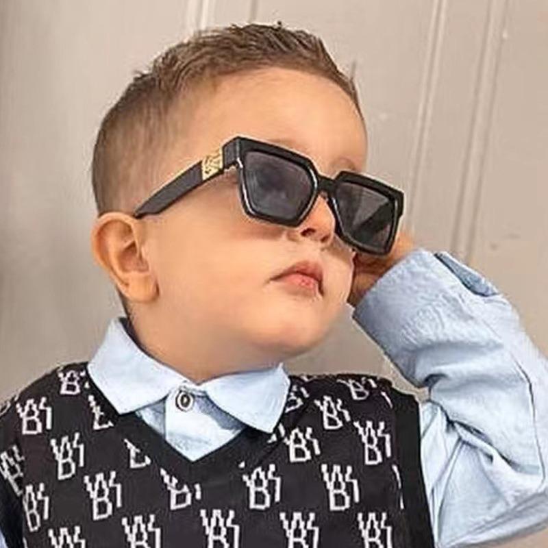 New Children Sunglasses Fashion Colorful Kid Sun Glasses Boy Girl Unisex Vintage square Goggle UV400 Gafas de sol