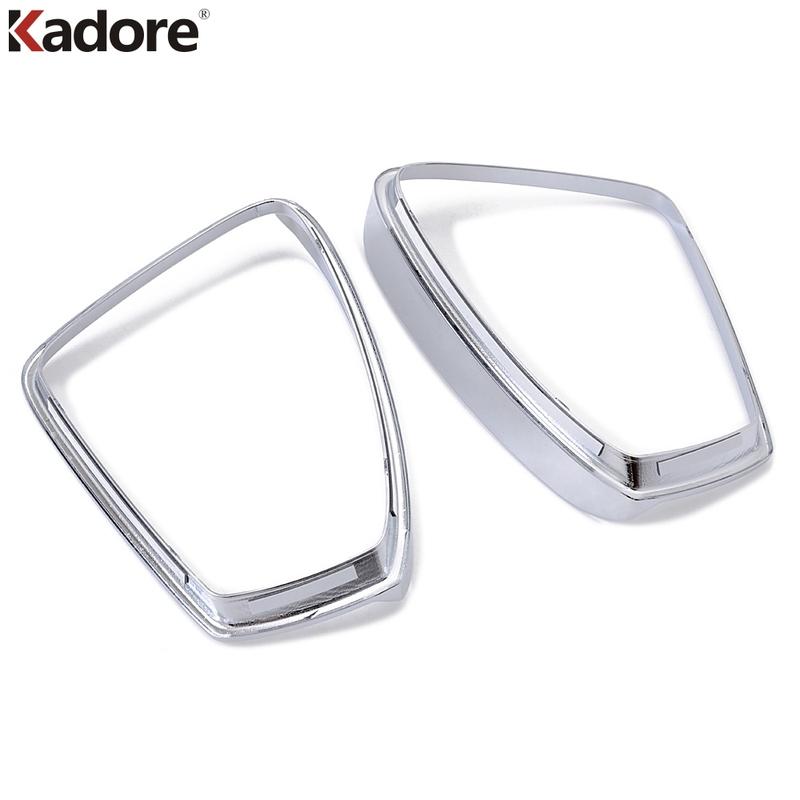 Rearview Mirror Eyebrow Cover Trim For Volkswagen VW Tiguan MK2 2017- Carbon Side Mirrors Rain Shield Sun Visor Accessories