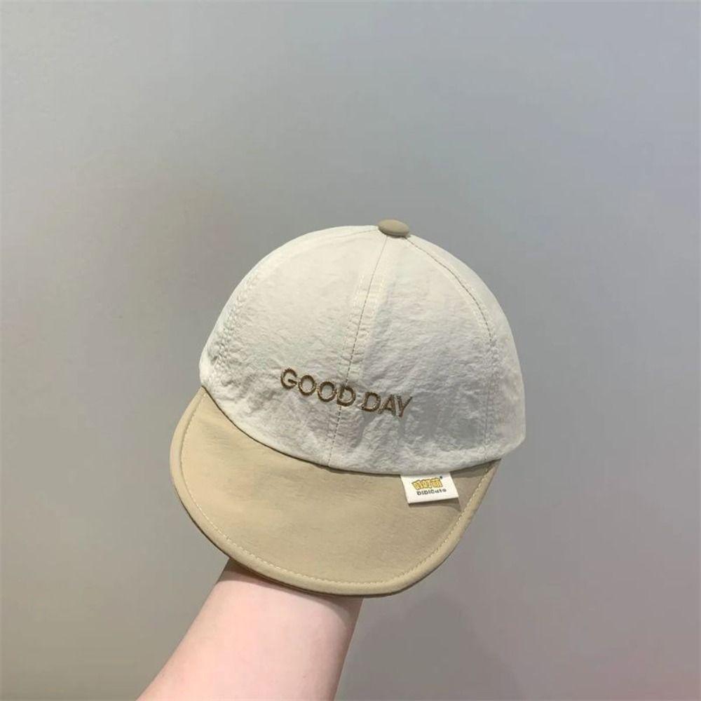 Summer Letter Baseball Cap Soft Children Visors Cap Korean Baby Peaked Hat Toddler