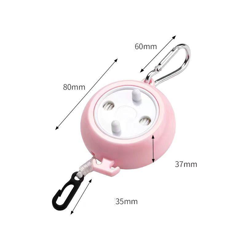 

Веревка для сушки белья, веревка для сушки белья, ветрозащитный противоскользящий втягивающийся шнур для кемпинговых принадлежностей El розовый