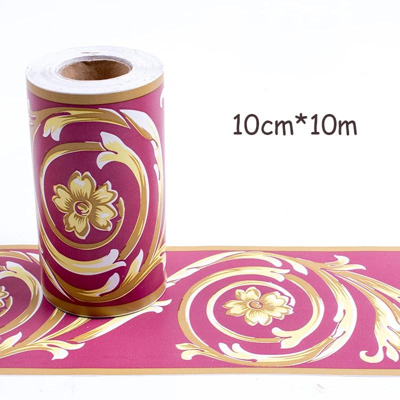 10M Self-Adhesive Wall Panels Border - Waterproof Decorative Film for Kids Room/Bathroom Tiles & Kitchen