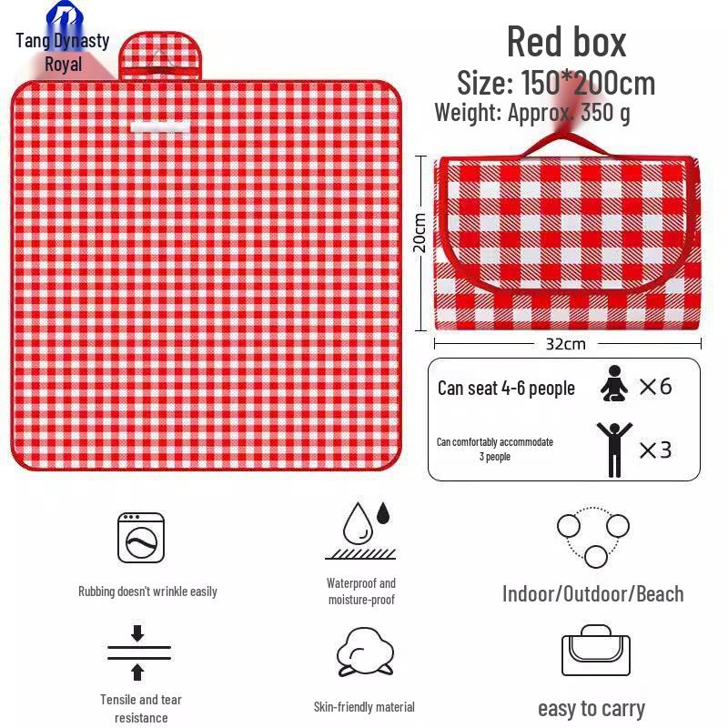 Datangyu Extra-Large Portable Outdoor Picnic Mat 100x150cm