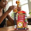 Non-Toxic Telephone Booth Building Blocks Game Machine Street View Architecture Home Decor Model Assemble Bricks Toy Gift For Kid Adult