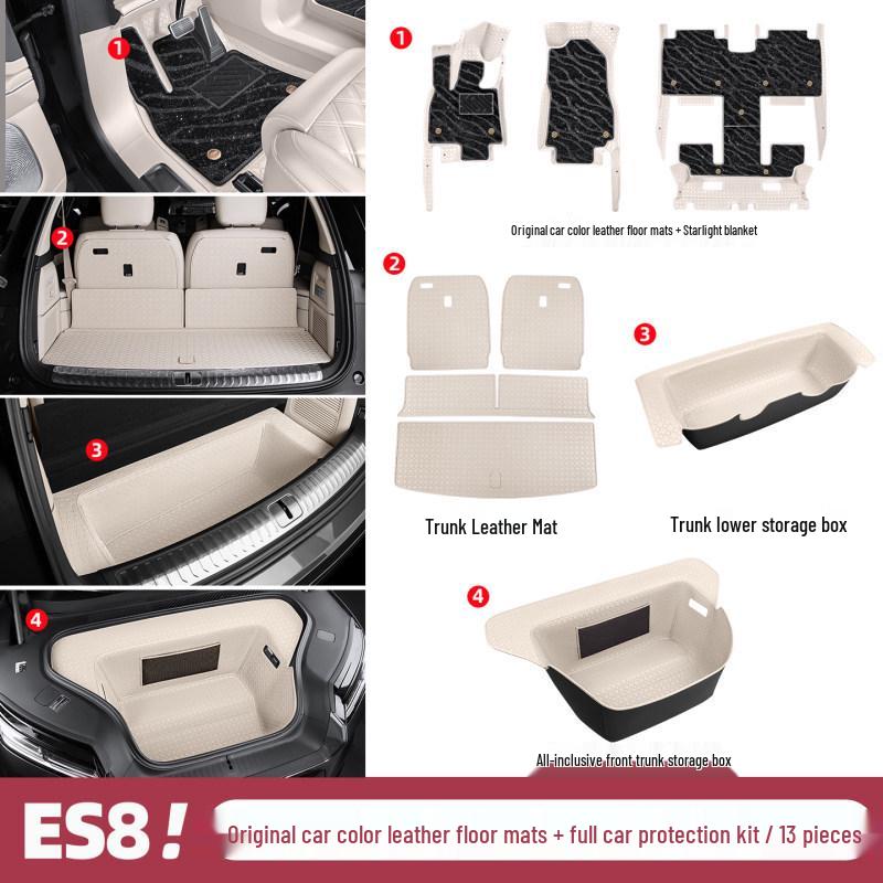 Compatible with 26 Models: Nio ES8 Third Generation Frunk Storage Mat Organizer - Car Interior Decor Accessory