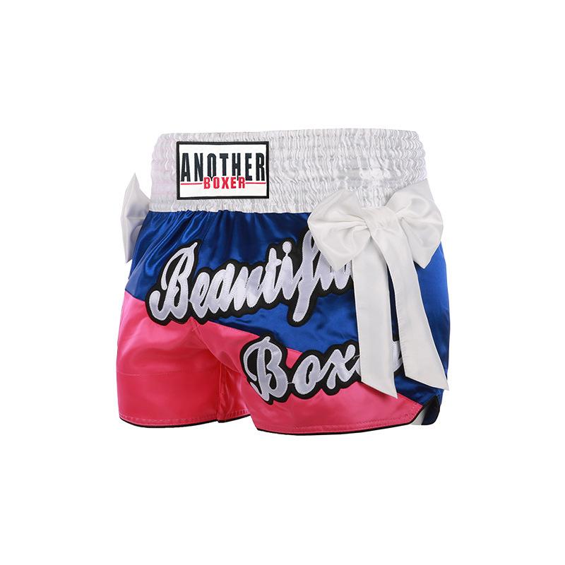 Thai muaythai muay thai shorts free fighting women s training professional fighting men s boxing pants professional training XS