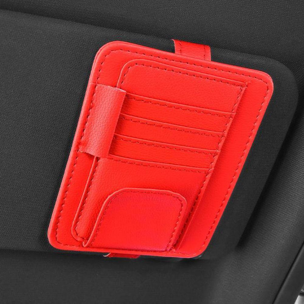 Save Space Card Storage Clip Multifunctional Car Ticket Holder Car Sun Visor Organizer Truck