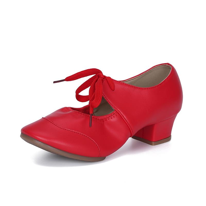 Women's 2025 Low-Top Latin Dance Shoes – Soft Sole, Shallow Mouth, Modern Style