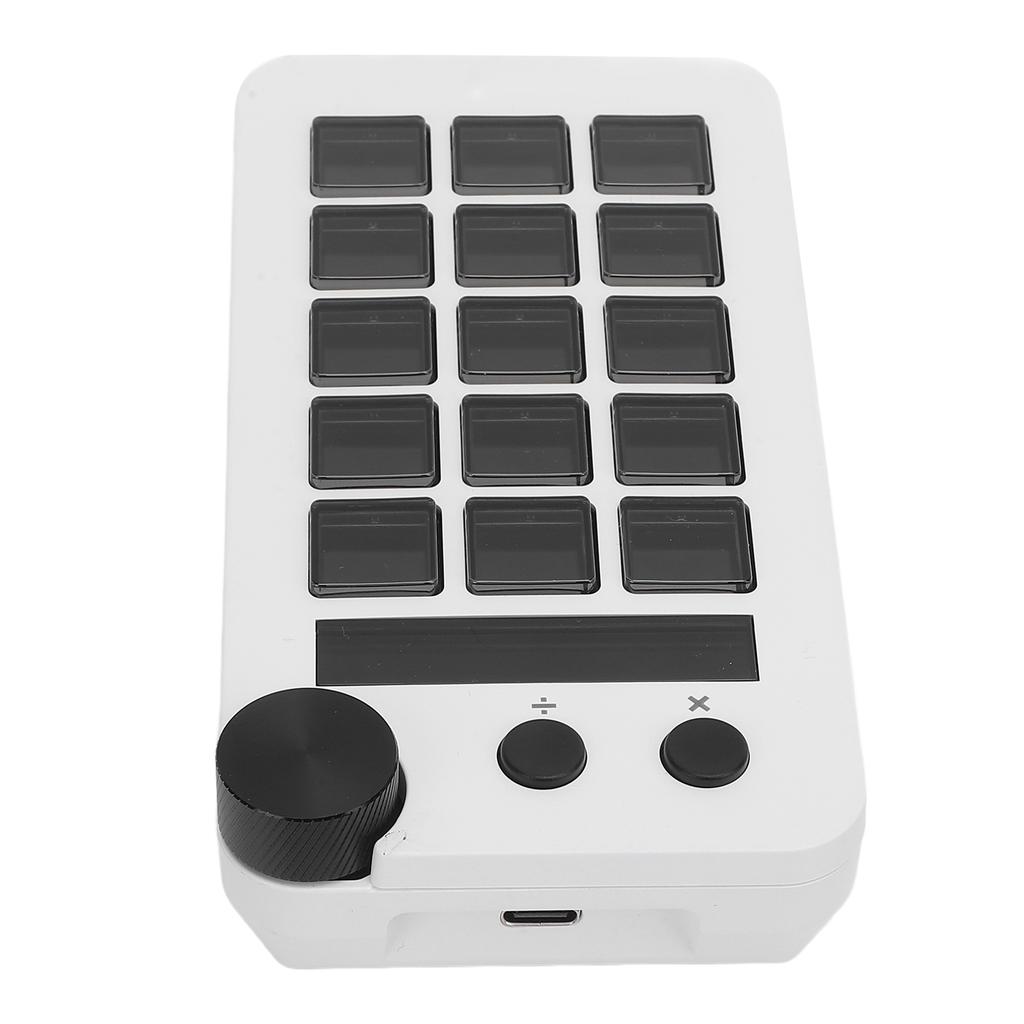 Strm Controller with Knob 15 NaMacro Keys Customizable Visual Keyboard Trigger Actions in Apps Software for PC