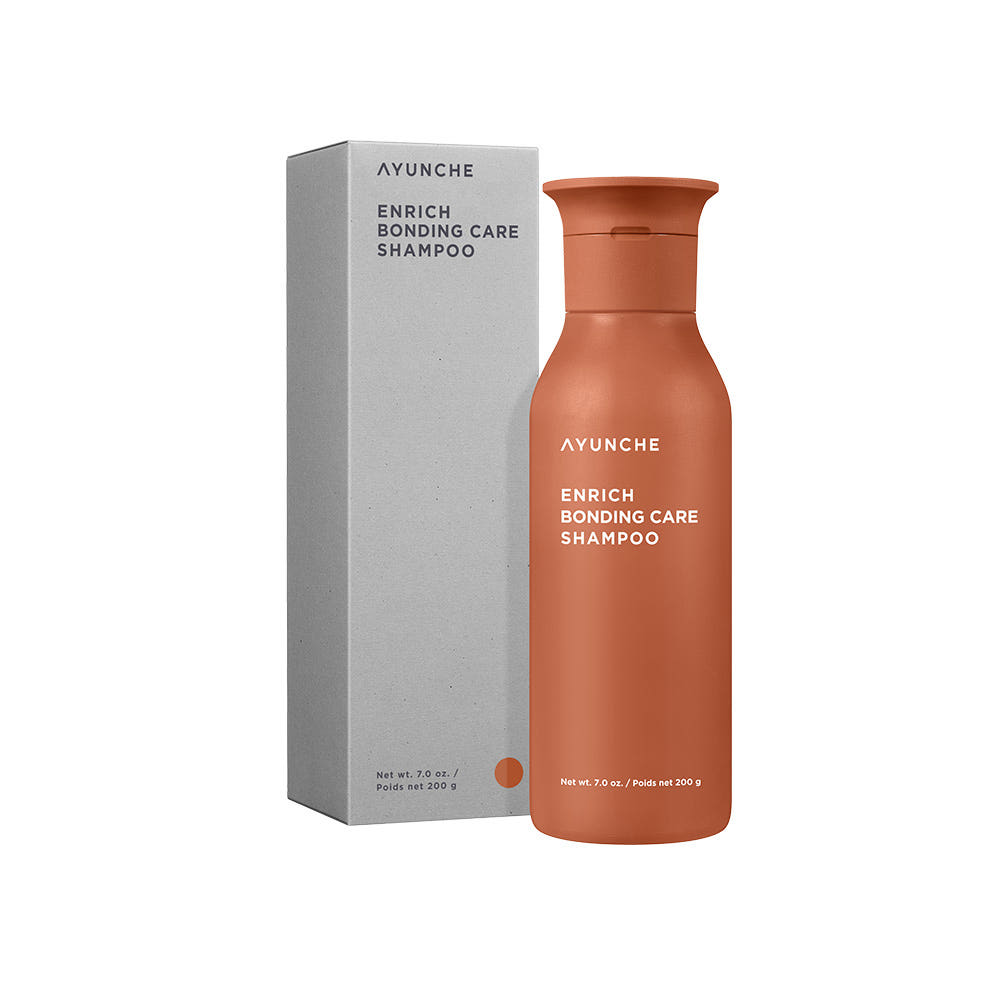 AYUNCHE Enrich Bonding Care Shampoo 200g Korean Bond Repair Shampoo for Damaged & Brittle Hair
