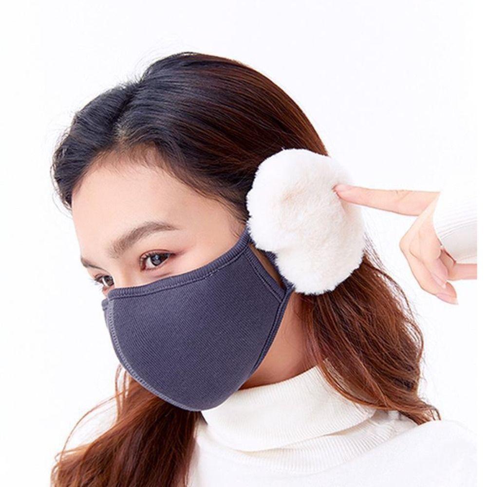 Winter Cloud Warm Mask Fashion Cycling Ear Warmer New Warm Cold-proof Earmuffs