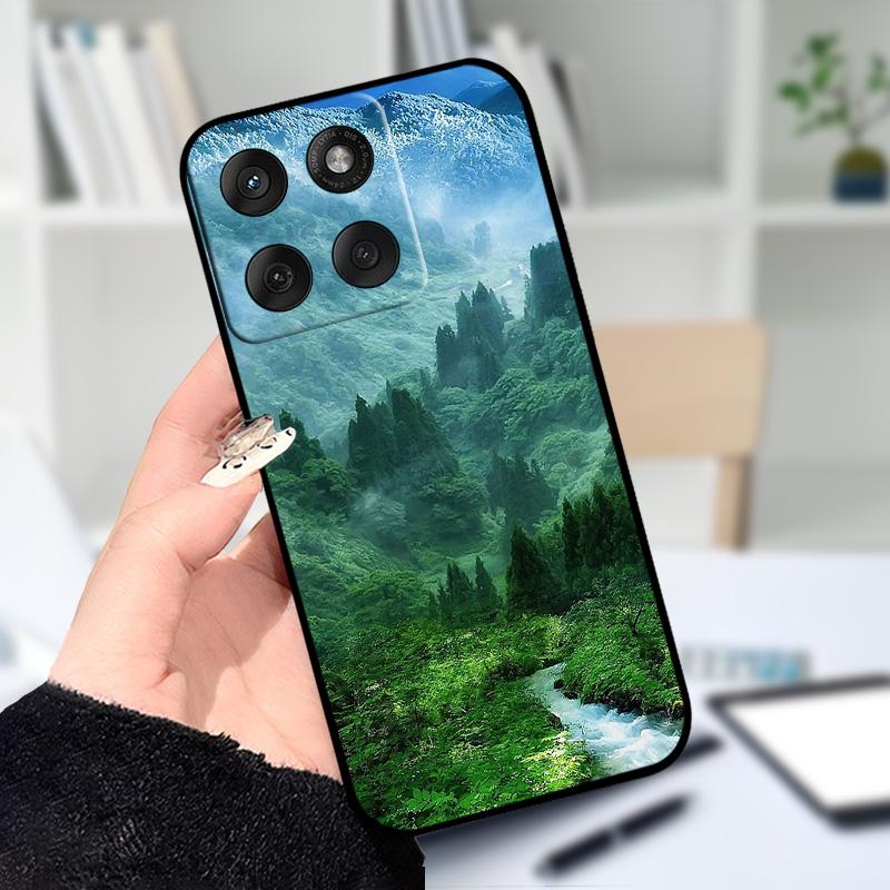 Dla Motorola Edge 60 Fusion Miękkie Etui XT2503-4 Uroczy Kreskówkowy Silikonowy Pokrowiec TPU na Telefon Dla Moto Edge 60Fusion 5G Ochronne Fundas