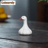 Yixing Purple Sand Little Garlic Goose Tea Pet Ancient Tea Games Tea Figurine Play Toys Tea Statue Ornaments Tableware Supplies