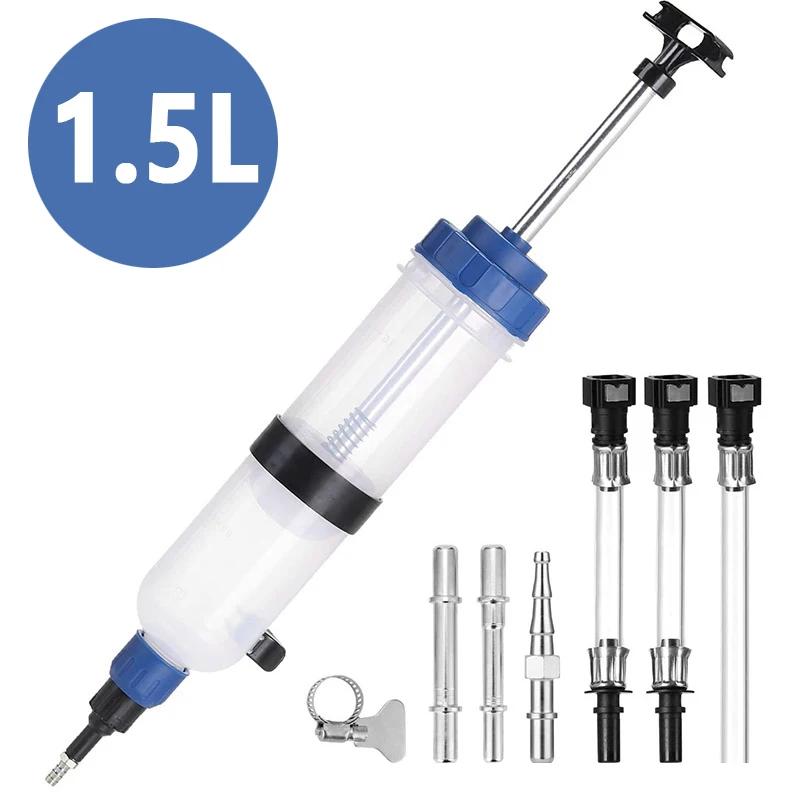 Automobile Engine Oil Pump High-efficiency Vacuum ManualSuction InjectorType Engine CoolantTransfer Semi Transparent 500cc1500cc