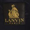 LANVIN 80s 90s Old double tailored jacket 48-45 Navy blazer Men's Used