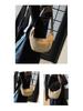 Women's Lightweight Canvas Crossbody Bag: Large Capacity, Versatile Single Shoulder Dumpling Design