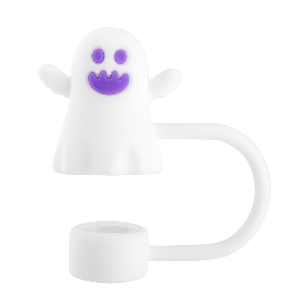 Cute Cartoon Halloween Straw Cover Cap (Soft Glue, 8-10mm, Dust Cover)