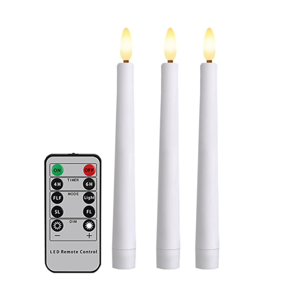 

Электронная свеча с таймером на батарейках и пультом дистанционного управления, беспламенные светодиодные свечи, свечи-слезы, свадебный ужин, украшение для дома 21 см