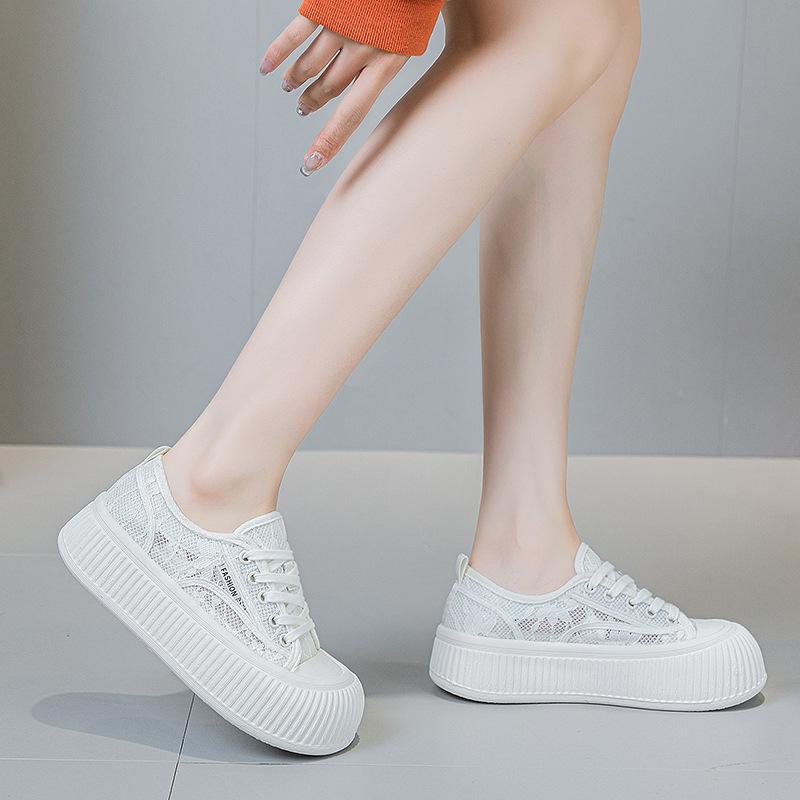 Summer women's mesh breathable lightweight casual shoes versatile fashion platform women's shoes
