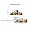 SMAOSTORE Wall Cute Cat Stylish Animal Stickers for and Background Removable Wallpaper Stickers (Mata) Stickers, Stickers, Flower, Butterfly, Kids'