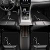 Asamike Light Car Floor Set of Black Cat Car Floor Mats for 2 Front and 2 Fully Easy Suitable for All Seasons Mats, 4, Pattern, Light/Standard Cars,