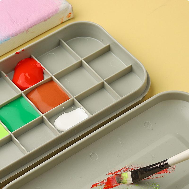 3 In 1 Paint Brush Cleaner Washer Multifunctional Painting Brush Washing Bucket Tool Basin Holder Tray Palette Lid