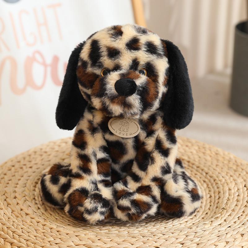 

Cute sitting spotted dog doll plush toy puppy dog teddy dog doll children soothing rag doll 25cm（0.25kg）