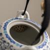 Beige Ru Kiln Beam Pot Brewing Teapot Household Ceramic Single Pot Light Luxury High-end Kung Fu Tea Set Large Single Use