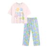Care Bears Damen/Damen Charakter Kurzarm Lang Pyjama Set