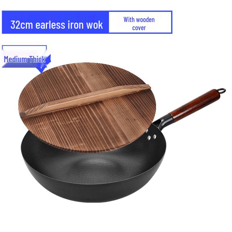 Hakka Style Zhangqiu Hand-Forged Iron Wok