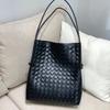 Qiandian Woven Tote Bag Versatile Leather Women'S Bag Large Capacity Women'S Handbag Cowhide Large Bag