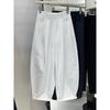 Pantalones Harem de Mujer Blancos con Puntos, Cintura Elástica, Corte Holgado, Estilo Globo