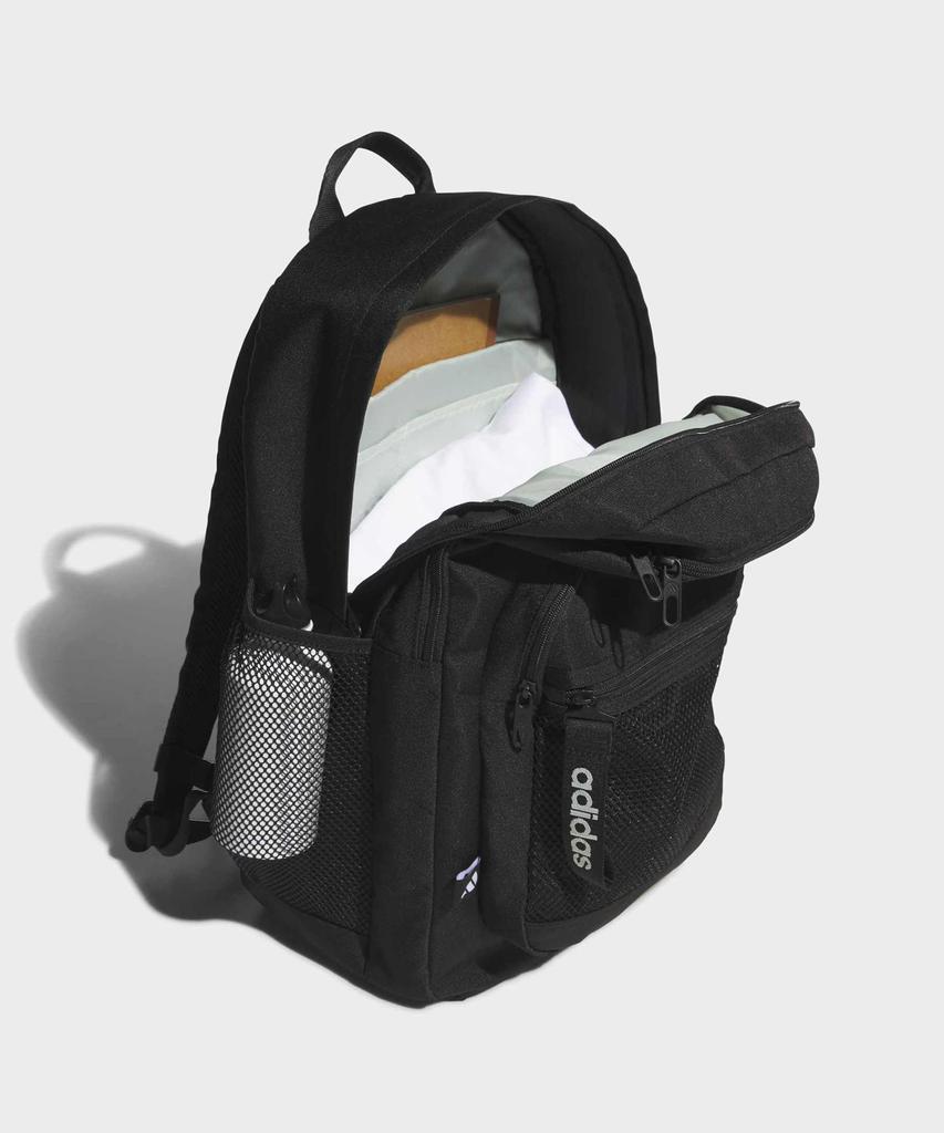 adidas Back To School Backpack Linear Logo - Black:Light Green / Ke7430
