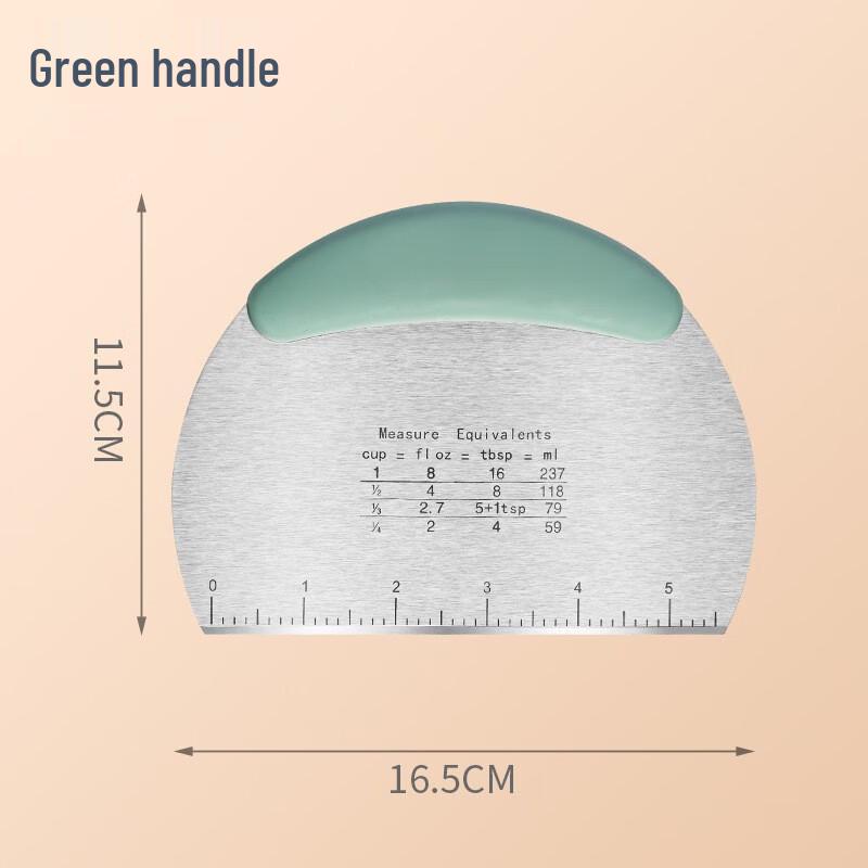 Lilang Semicircle Dough Scraper with Scale
