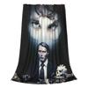 Hannibal Mads Mikkelsen Horror Movie Merch Blankets Fleece Sofa Throw Blanket for Couch Bedding Outdoor Throws Bedspread Quilt
