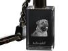 Bullmastiff - Crystal Key Ring with Dog Photo, Illuminated Key Ring, Unique Gift by Art-Dog Brand